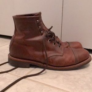 Chippewa Brown Boot US 12D Lightly Worn